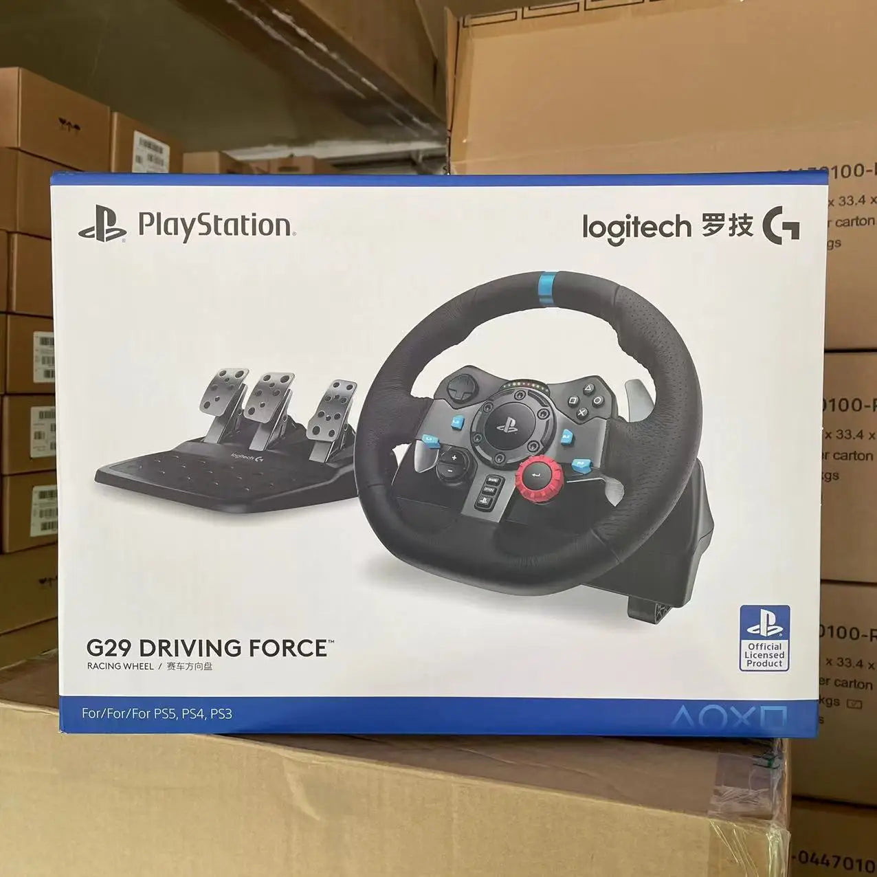Wholesale Original G29 Steering Wheel Gaming Racing Wheels for PS5/PS4 /PC D-Input Gamepad with Driving Force Feedback