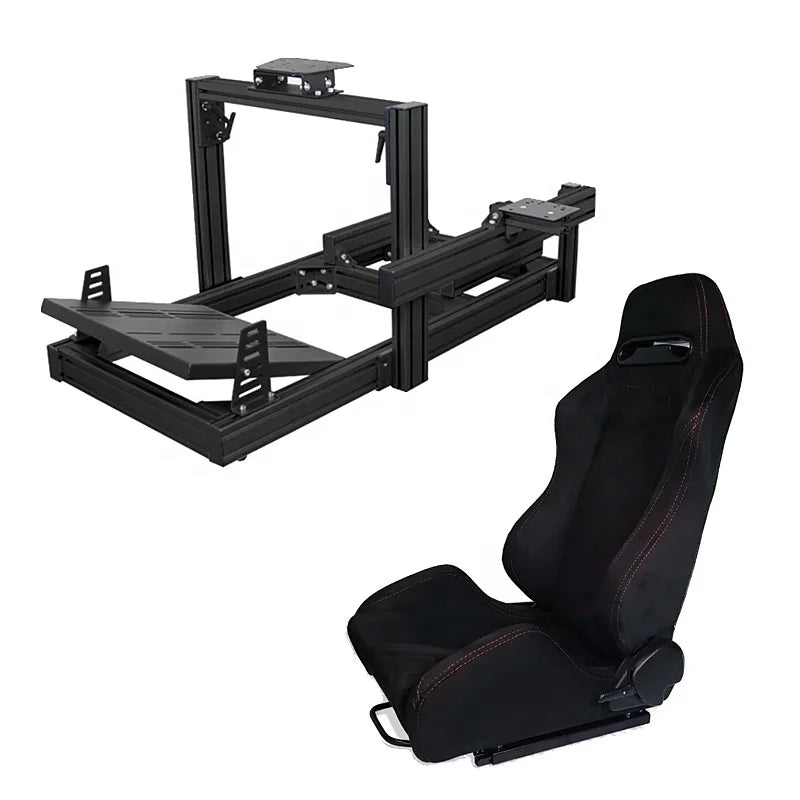 VR Driving Simulator Assembly Kit DIY Extreme Motion Gaming Driving Seat Sim Racing Cockpit Sim Rig 4080 Racing Game Simulator